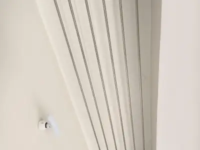 Neatly installed ceiling cloth hanger in Chennai (finished installation)