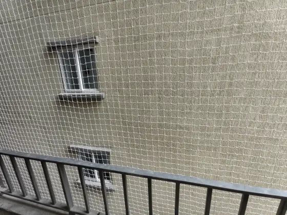 Balcony safety net installed by Avian Safety Nets in Iyyappanthangal, Chennai (finished installation)