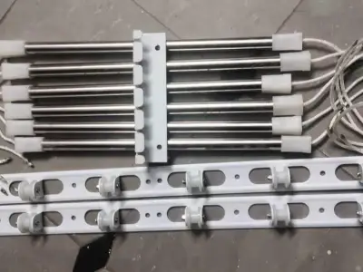 Wall-mounted cloth hanger fitted on a balcony wall in Chennai