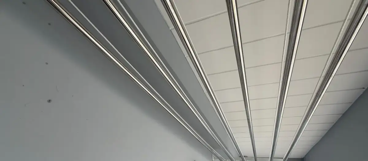 Folding wall hanger with clothes drying (close-up view)